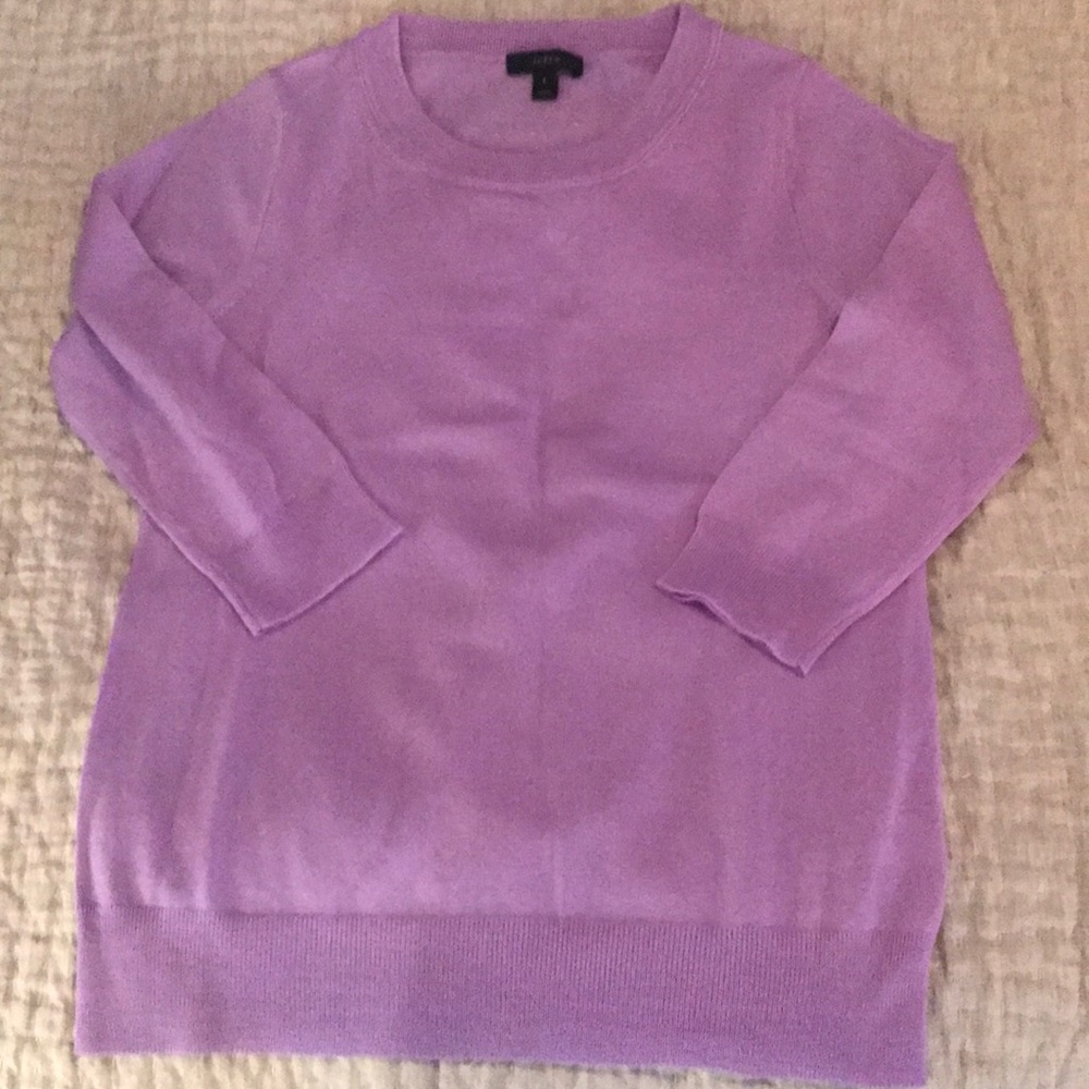 Purple Jcrew sweater